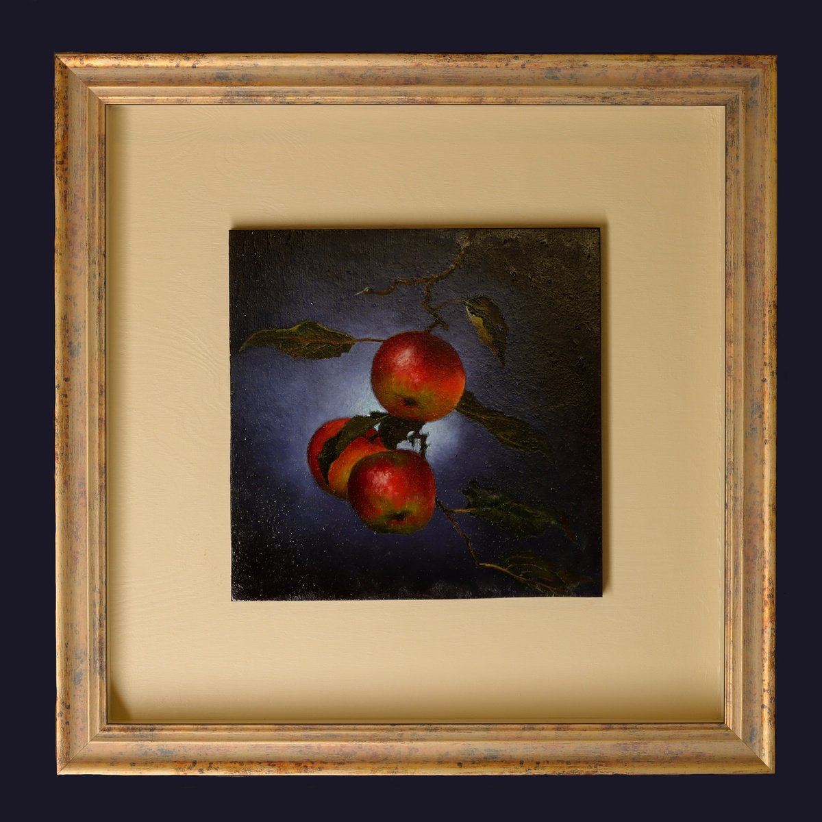 Impressionistic Botanical Oil Painting By Oleg Baulin, 22 X 22", In Focus. Iii, Original Artwork