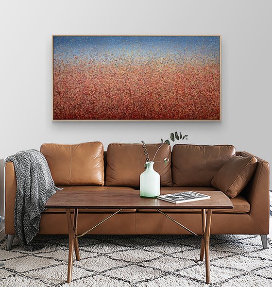 Watarrka Land 152 x 76cm acrylic on canvas
