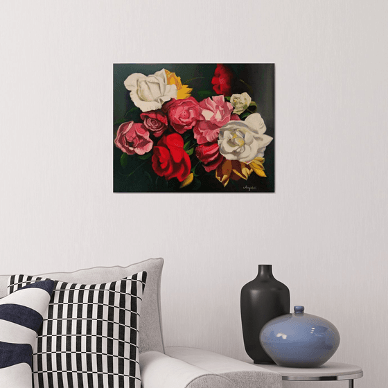 Fantasy of peonies- flowers - still life - home decor