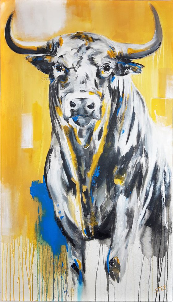 TAURUS #4 – Large Bull portrait