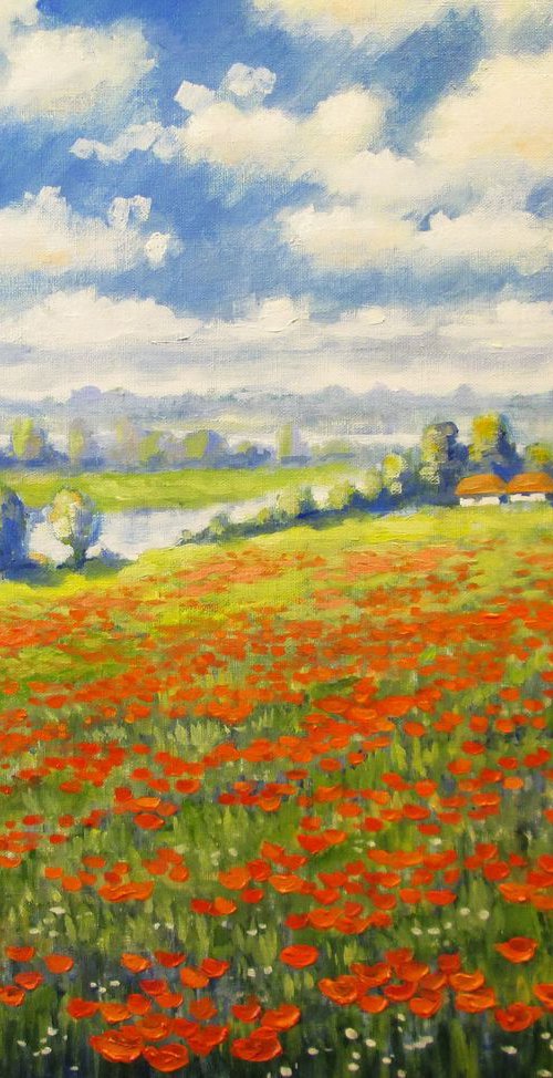 Poppies 60х50 cm by Oleh Rak
