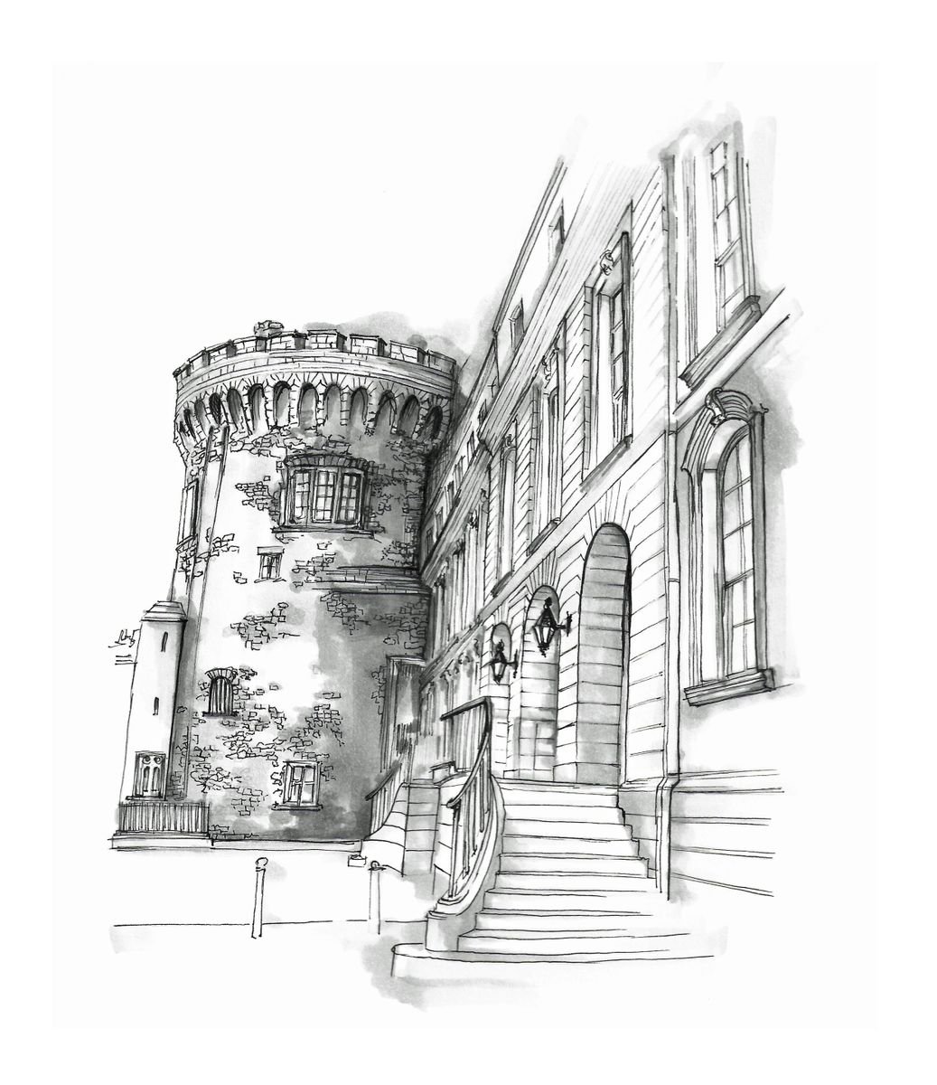 Castle in Dublin by Joanna Tojka
