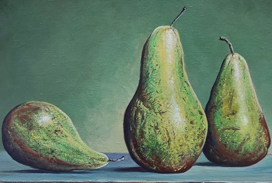 Three Pears in Harmony