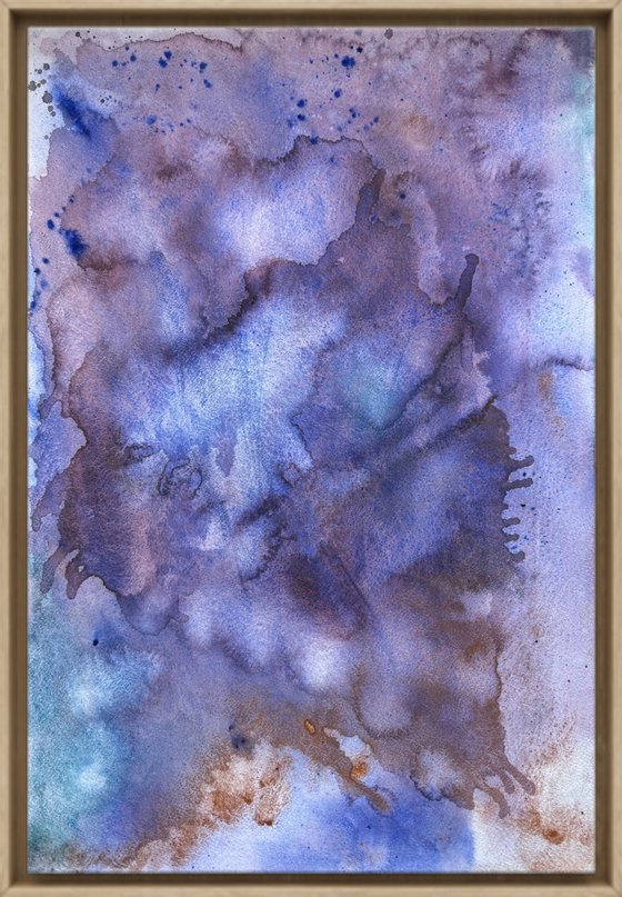 Abstract Red Purple Clouds