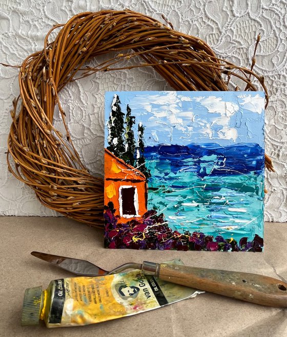 Amalfi Coast Positano Painting