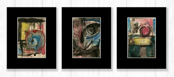 Abstract Collection 5 - 3 Paintings