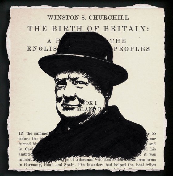 Churchill - A History of the English-Speaking Peoples (Framed)