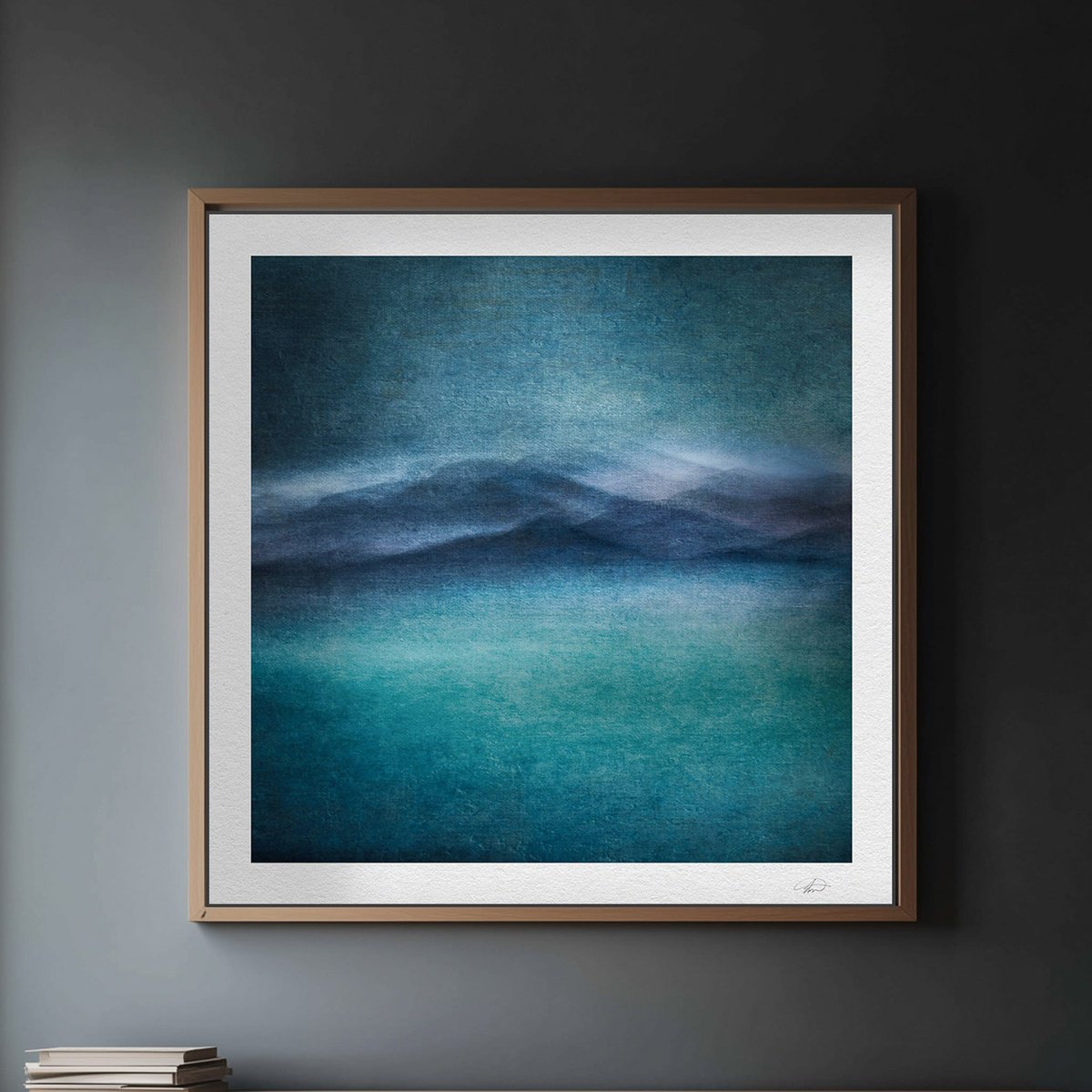 Abstract Landscape Photograph By Lynne Douglas, 36 X 36", Island Tapestry, Original Artwork