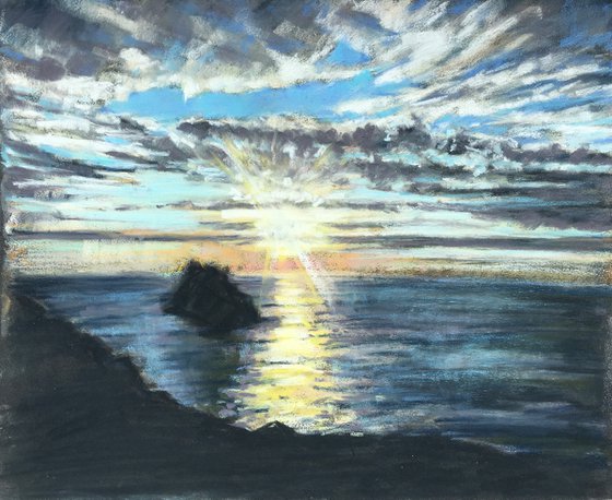 Cornish sunset - Boscastle