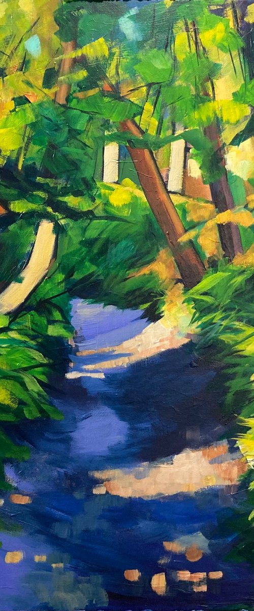 Path at Bodnant gardens by Stuart Roper