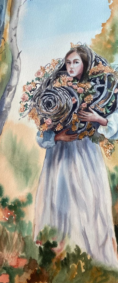 I am still carrying this (39x49 cm) by Jenny (Evgeniya) Andreeva