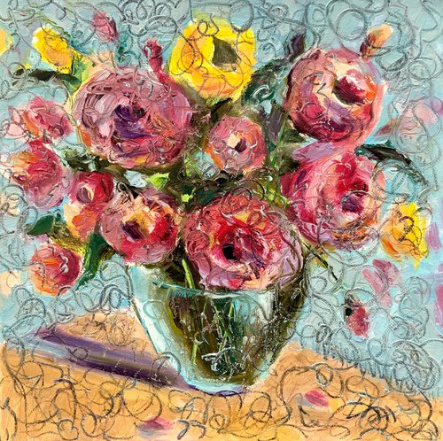 Bouquet of Flowers by Alexandra Jagoda (Ovcharenko)
