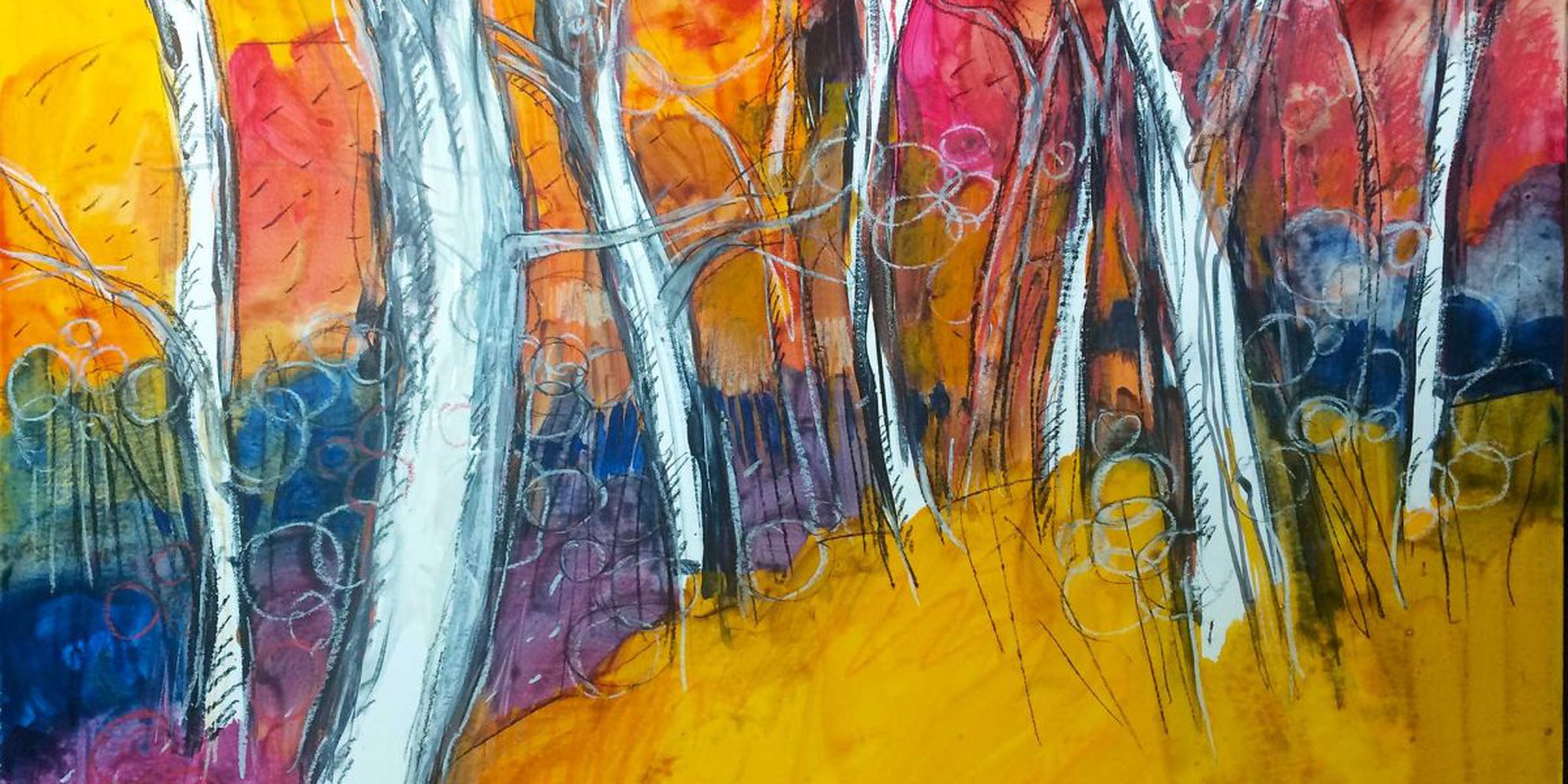 Art of the Day: "Games of light and color in the woods (Giochi di luce e colore nel bosco), 2016" by Alessandro Andreuccetti