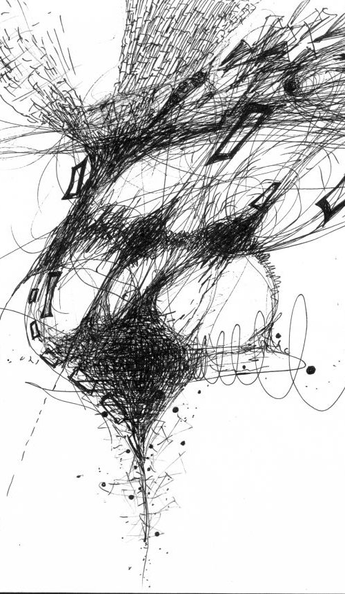 Special spontane tehnique still life theme like universe begginins explosionenergy signals Afordable art by Master OVIDIU KLOSKA by Kloska Ovidiu