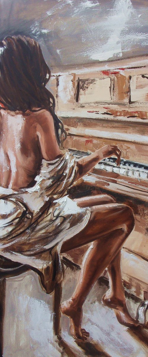 " MORNING CIS - MOLL, PIANO MUSIC1 " by Monika Luniak