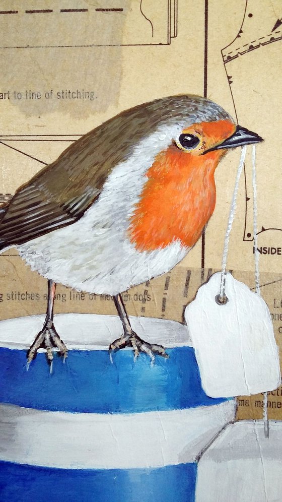 Robin says "it's time for tea"