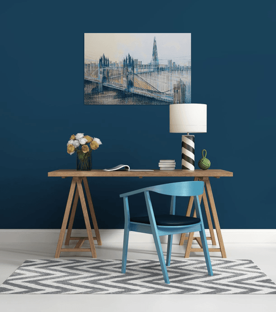 London  - Tower Bridge And The Shard In Morning Light