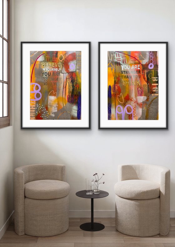 Believe (Diptych)