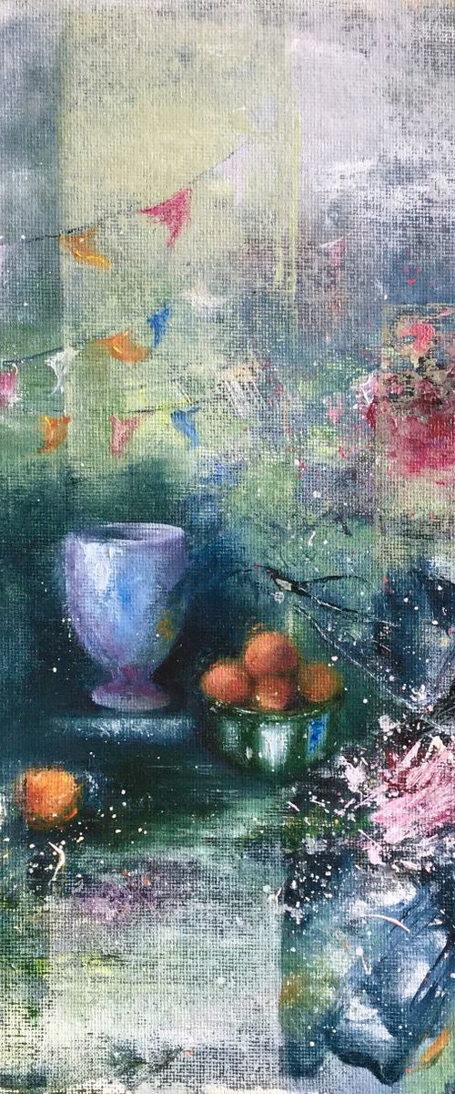 Untitled - with Vase by Rebecca Pells