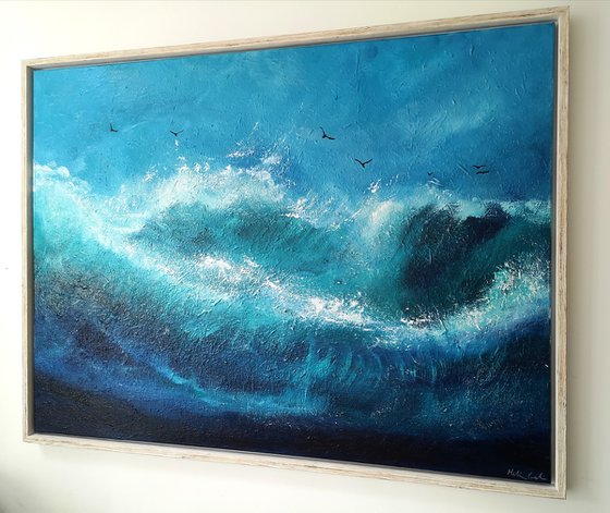 The Big Blue - framed seascape, stunning, panoramic