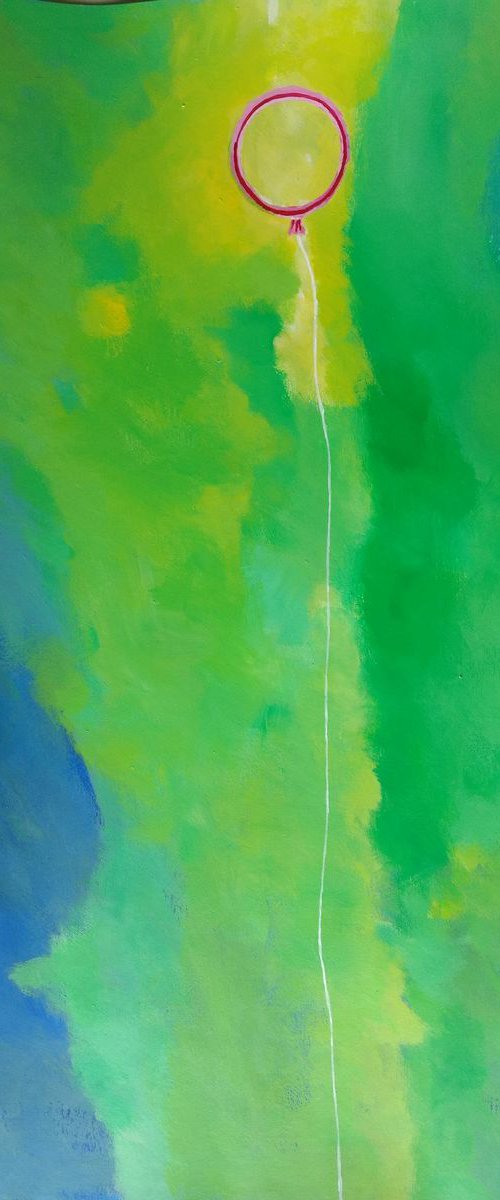 Carry no weight. Original abstract painting by ZheKa