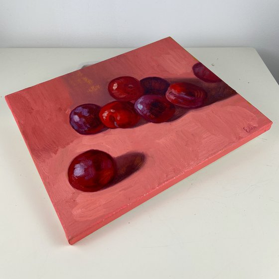 Still Life with plums