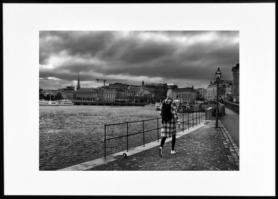 "  Windy day. Stockholm " Limited Edition 1 / 15