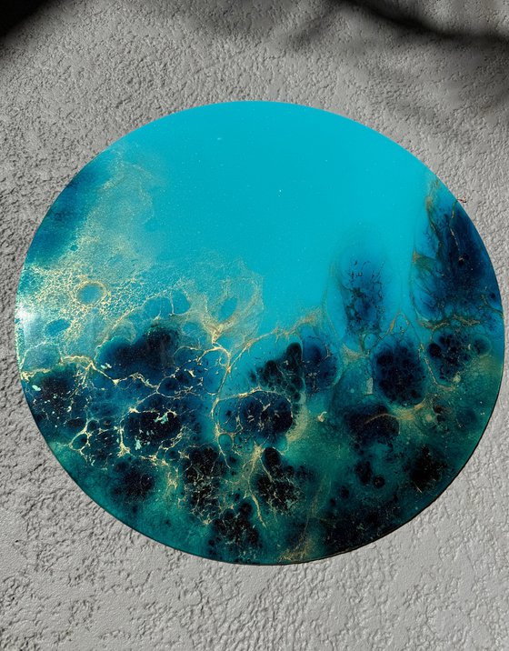 Golden Halo, Blue Depth #4