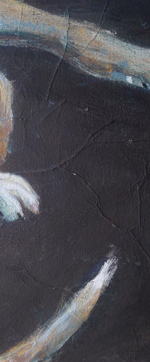 Ears, paws and tail. by Tatyana Kaganets