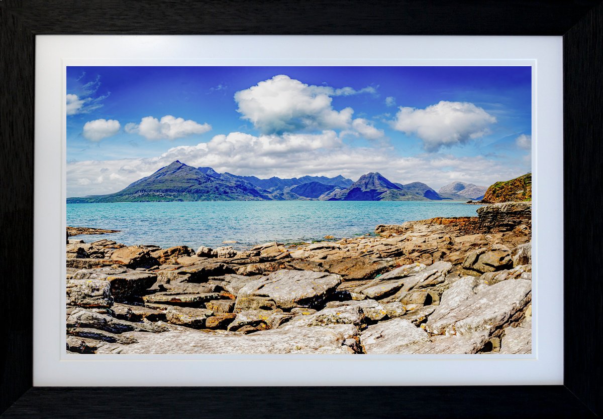 Photorealistic Photograph , Elgol Beach - Cuillin Ridge - Ise Of Skye By Michael Mchugh, 25 X 19, Artwork For Sale On Artfinder