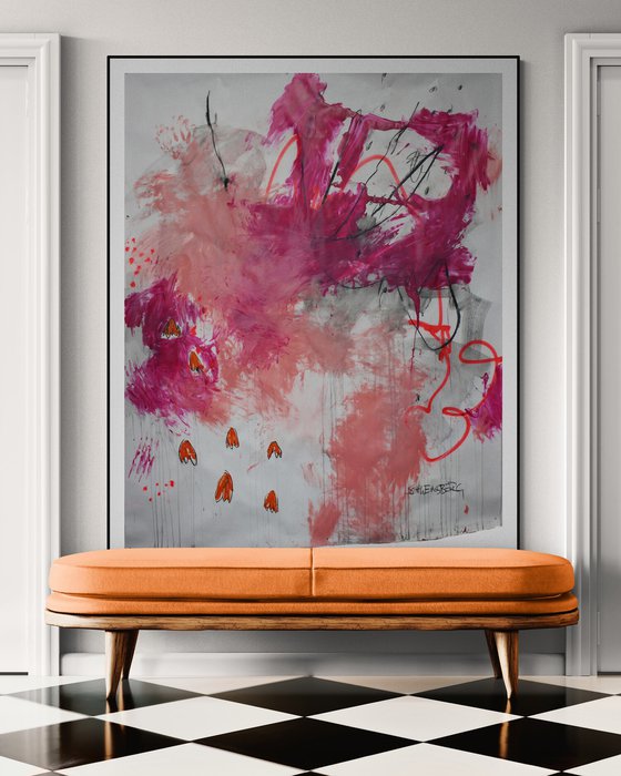 She Paints Outside the Lines No. 1