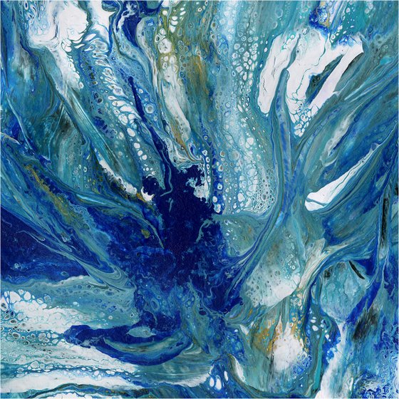 Natural Moments 5 - Abstract Painting by Kathy Morton Stanion