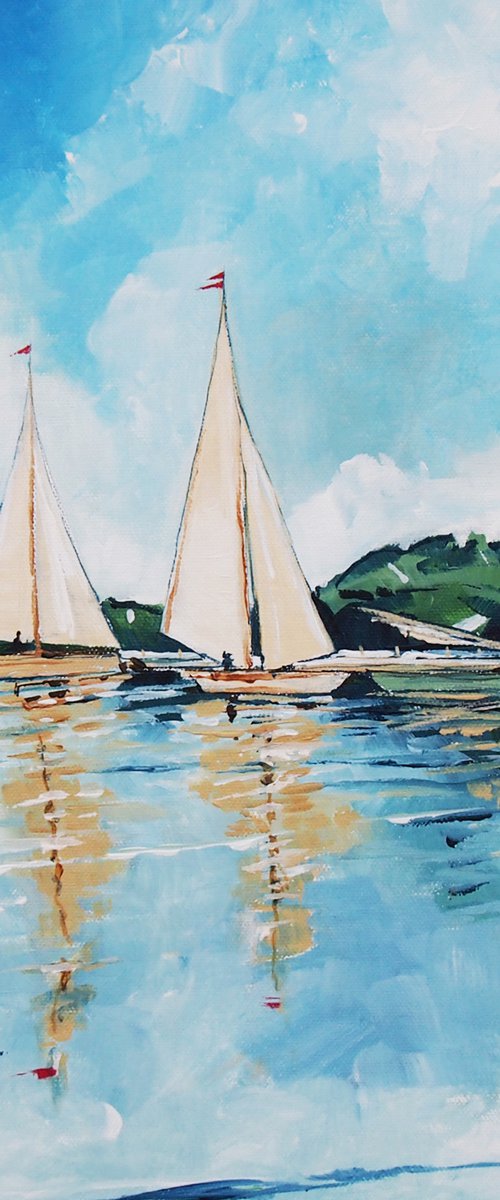 Sailing boats 1 by Stuart Roy