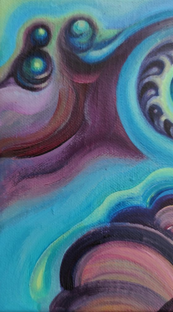 Diamond Waves. Triptych