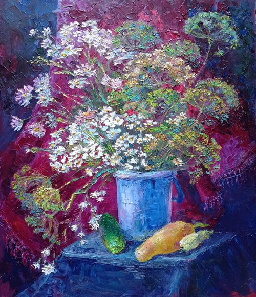 Dill harvest by Liubov Ponomarova
