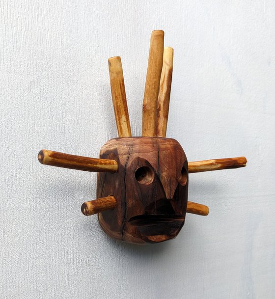 Cherry wooden mask