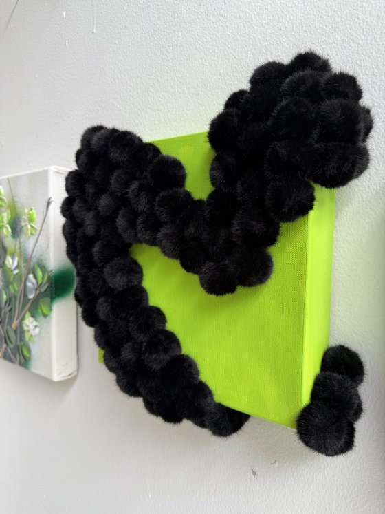 Textured Neon Heart