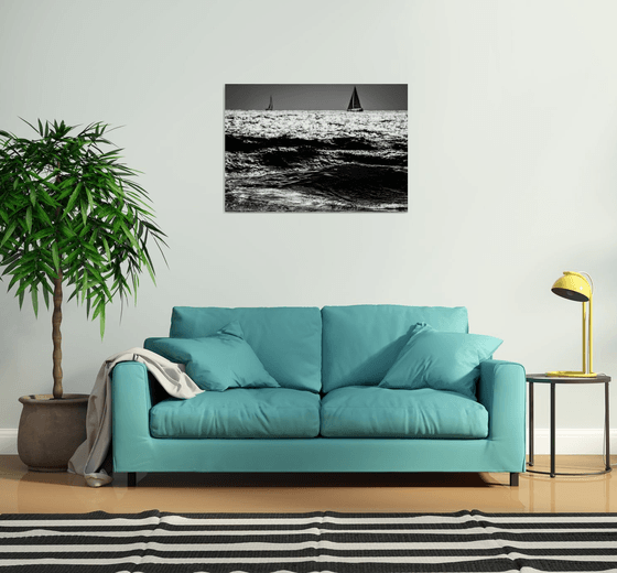 Two Sailboats | Limited Edition Fine Art Print 1 of 10 | 90 x 60 cm