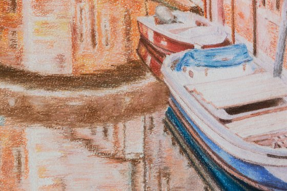 Reflections in a Venice canal
