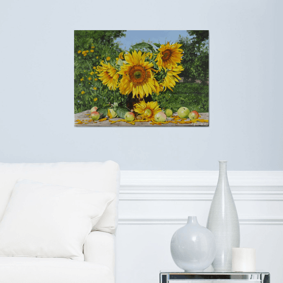 Bouquet of sunflowers