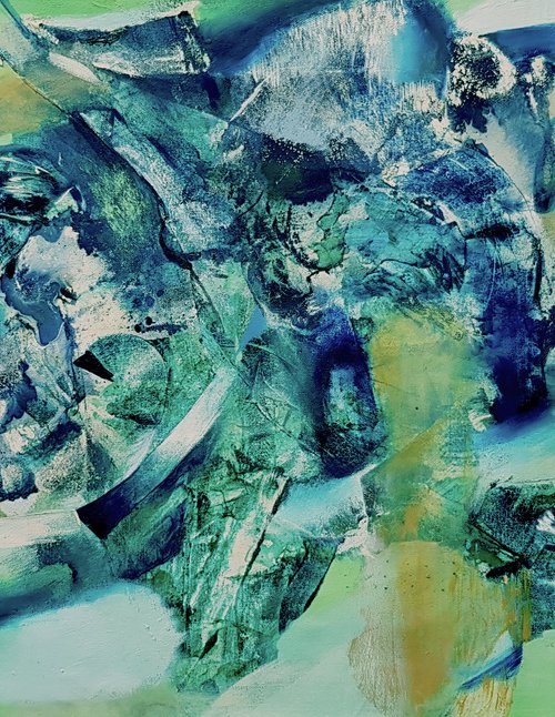 Green abstraction by Kate Kulish