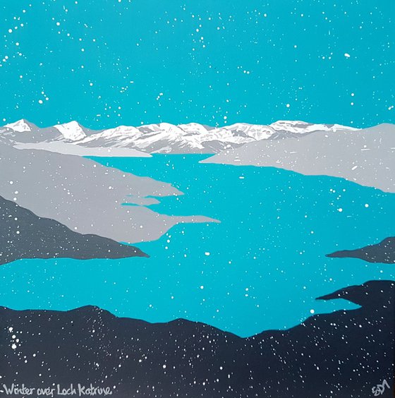 Winter over Loch Katrine, SCOTLAND