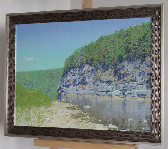 The Chusovaya River at noon