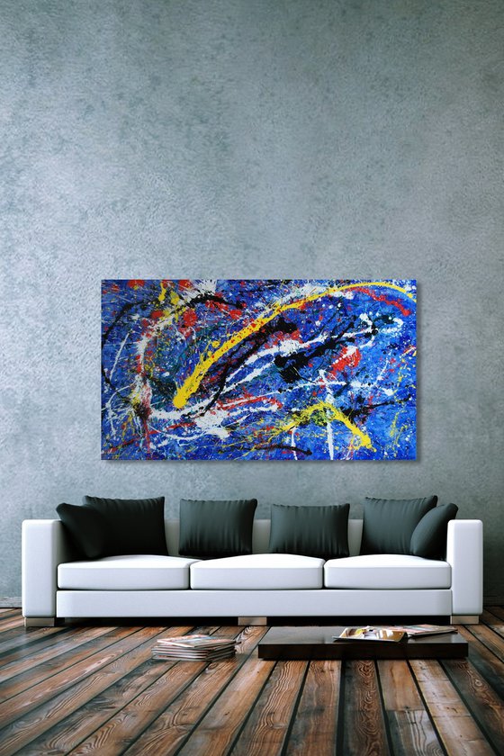 Demons Breaking Loose (140 x 80cm) XXL (56 x 32 inches)