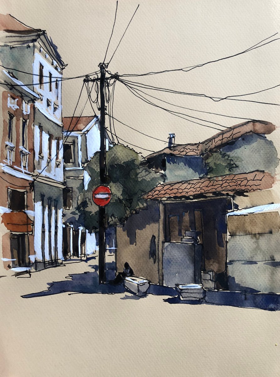 Streets of Albania #2 by OLGA BELOBORODOVA