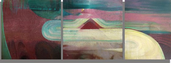 "The road" triptych