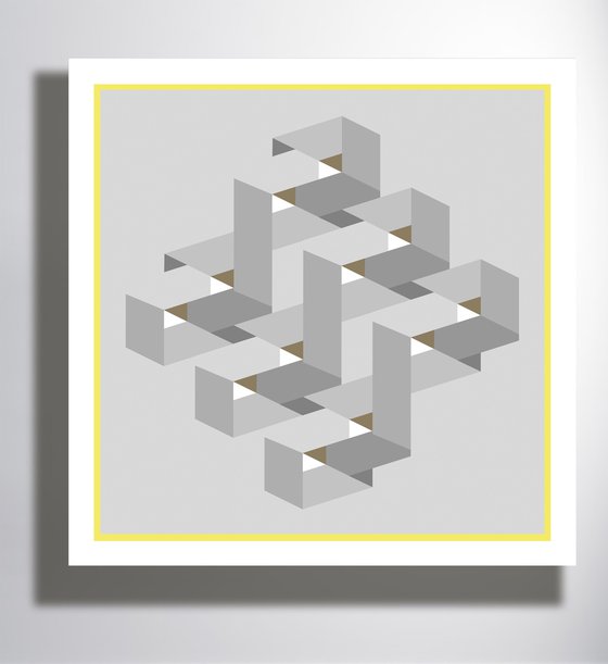 Simple 3 (Geometric Print) (2021)