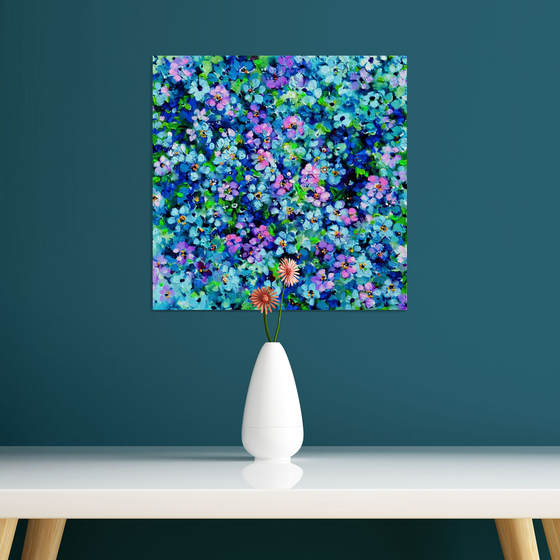 Forget Me Not Flower Field
