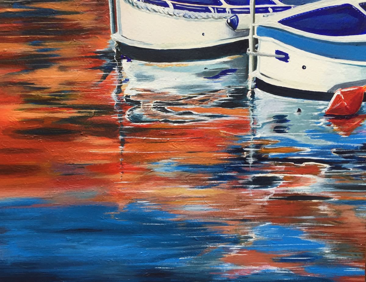 Copper Reflections By Karen Elaine Evans, 12 X 10, Artwork For Sale On Artfinder