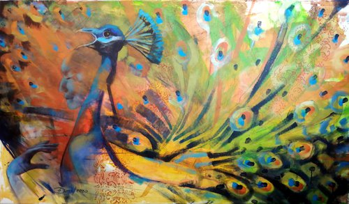 Female peacock fantasies by Olga David